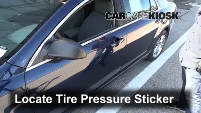 2009 Chevrolet Malibu LS 2.4L 4 Cyl. Tires & Wheels Check Tire Pressure